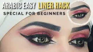 Arabic makeup tutorial|Arabic makeup tutorial for beginners|double winged liner