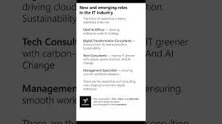 Leadership & Consulting Roles in Tech Future