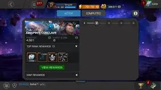 How to start new alliance quest in mcoc