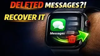 Как восстановить удалённые сообщения на Apple Watch? Восстановление удалённых текстовых сообщений...