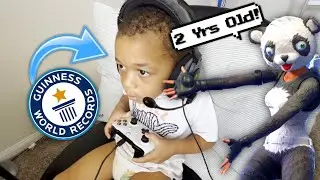 MEET THE YOUNGEST FORTNITE GAMER IN THE WORLD! *World Record