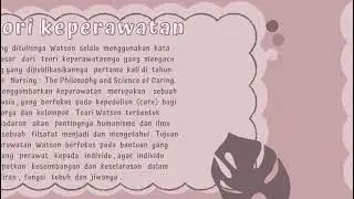 Tugas Falsafah Dan Teori Keperawatan (Teori Menurut Jean Watson)