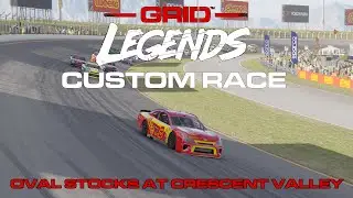 GRID Legends Custom Race: Oval Stocks At Crescent Valley