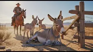 Cowboy Saved Mother Donkey Left to Die in a Desert — What She Did Next Will Restore Your Faith