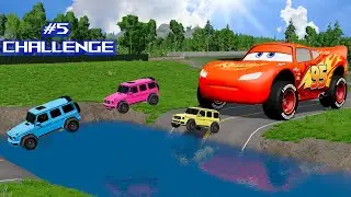 Cars vs Deep Water BeamNG Drive #5 Challenge Ends in Total Destruction!