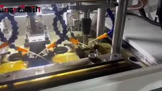 4 Axis Automatic Tapping Machine for Nuts  3/4