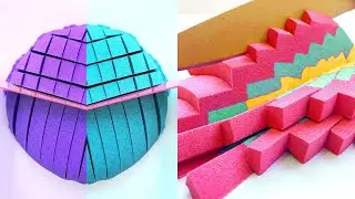 Very Satisfying and Relaxing Kinetic Sand ASMR 12