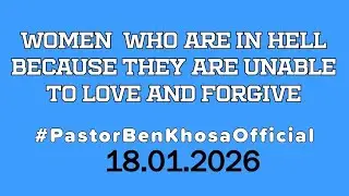 Women in hell who are unable to Love and Forgive. 18.01.2026