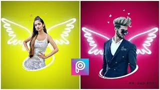 Photo Editing | Neon Wings Photo Editing Picsart Tutorial | Picsart Editing New Style | Apna Editor