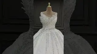 MESMERIZING WHITE WEDDING GOWNS FULLY SWAROVSKI CRYSTALIZED #wedding #bridesmaids #viralreels #bride