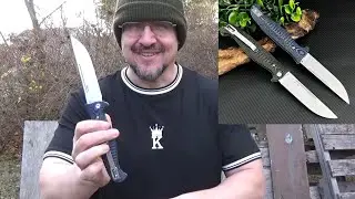 Dersbor Folding Knife ($40) - Hidden Scale Lock Folder - Tricky! Folding Butcher Knife Feel