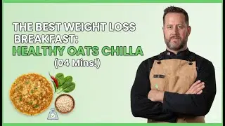 The Best Weight Loss Breakfast: Healthy Oats Chilla Recipe (04 Mins!)