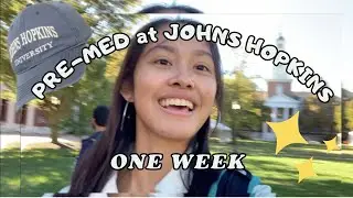 Неделя из жизни | Видеоблог PRE-MED в JOHNS HOPKINS