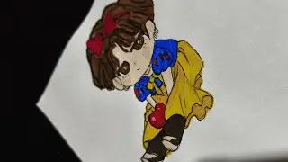 BTS V cute snow white #drawing #viralvideo 