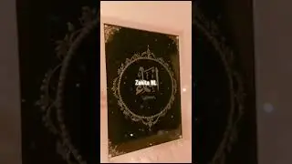 DIY photo frame | Fotolijst met naam persoonlijk cadeau