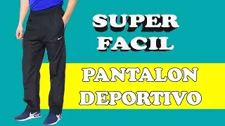 MUY FACIL-PANTALON BUZO DEPORTIVO TIPO NIKE DE HOMBRE|Tips De Confeccion.