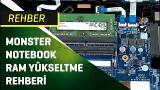 Monster Notebook RAM Yükseltme Rehberi