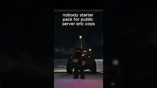 starter pack for public server erlc cops  #erlc #roleplay #roblox #gaming  #funny