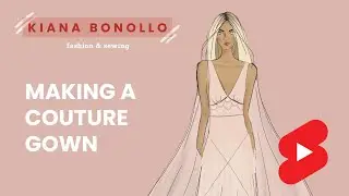 Making a Couture Gown #Shorts