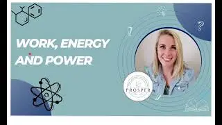 Work, energy and power: What is work?
