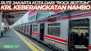 Naik KRL dari Nambo Tujuan Jakarta Kota, Banyak Juga Yaa Ternyata Penumpang 