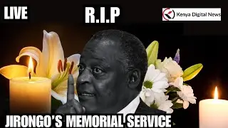 LIVE: Late Cyrus Jirongo's Memorial Service in Kitale ahead of his Burial in Lugari, Kakamega