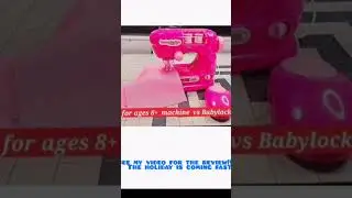 Подарок? Детская швейная машинка от 8 лет (НЕТ!) VS Обзор швейной машинки Babylock Zest. ДА! Zest!