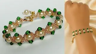 Easy bracelet making at home || latest bracelet designs for women || bracelet making with beads