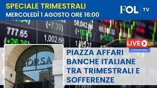FinanzaonlineTV: Piazza Affari, banche italiane tra trimestrali e sofferenze