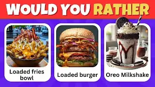 Junk Food Showdown! 🍩🍟🍔 | Would You Rather Game | Quizzy Fox
