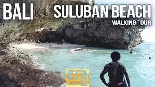 Bali beach walking tour: Suluban beach