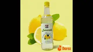 Lemon Lemonade Syrup - Fruit Flavoring Syrup - Premium Flavored Syrup - Sharbat - 750ml - GDL