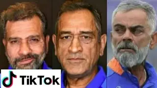 Face app challenge Tik Tok video !! All cricket players