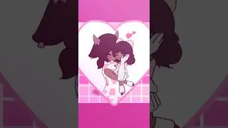 kissing strangers!! ^3^ #art #tweening #animation #ocs #shylieluv