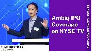 Ambiq IPO Coverage on NYSE TV