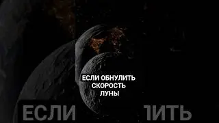Если обнулить скорость Луны