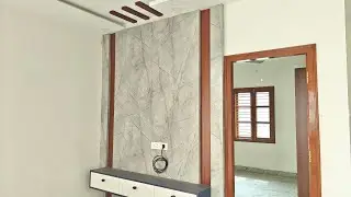 Simple Hanging TV Unit Design for 75 Inch TV | with Storage | Looks 