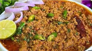 Beef Smoky keema recipe #cooking and salon