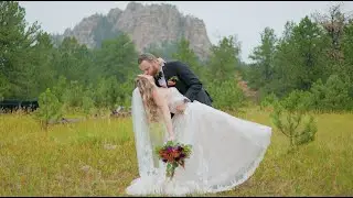 Good Luck Rain | Austin & Amber's Wedding at Mountain View Ranch by Wedgewood Weddings