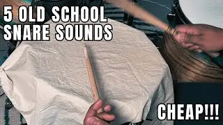 A Comparison of 5 Quick Ways of Getting an OLD SCHOOL SNARE SOUND