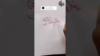 stylish name | Hamza | sk cursive art | how to make a stylish name | stylish signature