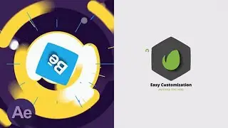 Flat colourful logo animation | After effects template