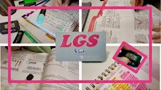 LGS ÖĞRENCİSİNİN VERİMLİ BİR HAFATASI (PART 1) 📚✏️📘🎀🎒📔✒️ #lgs2026 #lgs #kırtasiye #ders #study