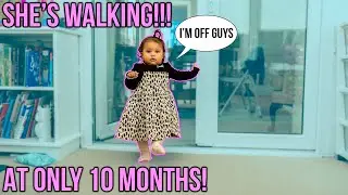 OMG BABY NUMBER 6 IS WALKING AT 10 MONTHS!!!