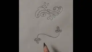 simple side border rangoli design for festival 🎎🥮 year 🎊 of 2026....