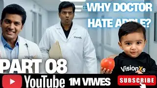 Why Doctor Hate Apple? 😜 | Tamil Baby Animation | Learn About Apple in Fun Way #ai #apple #tamil