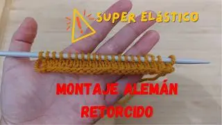 How to Cast On Stitches with the German Twisted Method | Elastic Cast On