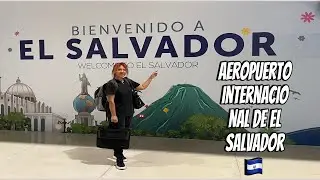 Aeropuerto internacional de El Salvador 🇸🇻 Viajando a New Jersey