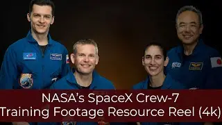 NASA’s SpaceX Crew-7 Training Footage Resource Reel (4K)