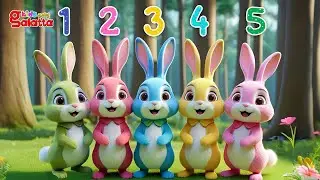 ஐந்து குட்டி முயல்கள் - Five Little Rabbits Jumping on the Bed | குழந்தை பாடல்கள் | Tamil  Rhymes
